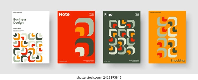 Isolated Flyer Layout. Geometric Background Design. Modern Banner Template. Report. Poster. Business Presentation. Brochure. Book Cover. Brand Identity. Pamphlet. Catalog. Newsletter. Journal