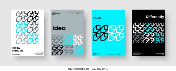 Isolated Flyer Layout. Geometric Banner Template. Abstract Report Design. Business Presentation. Poster. Book Cover. Background. Brochure. Magazine. Brand Identity. Notebook. Journal. Newsletter