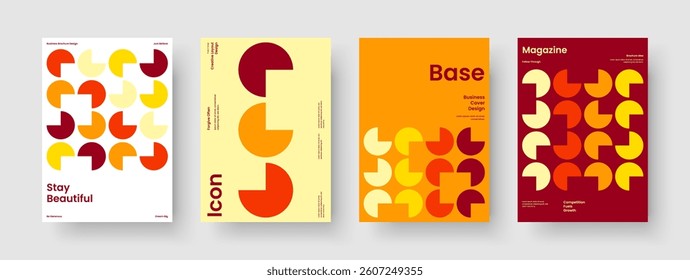 Isolated Flyer Layout. Geometric Book Cover Template. Abstract Report Design. Business Presentation. Banner. Poster. Brochure. Background. Portfolio. Leaflet. Magazine. Advertising. Notebook