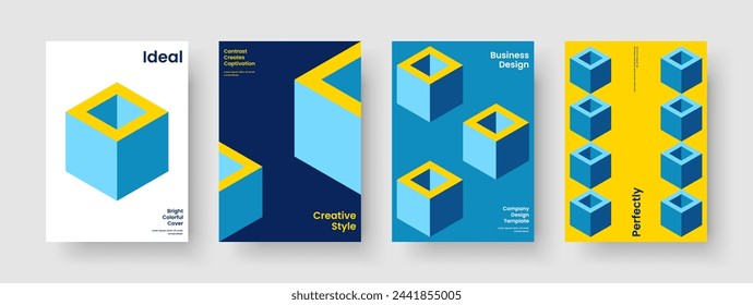 Isolated Flyer Layout. Geometric Report Design. Abstract Brochure Template. Poster. Book Cover. Banner. Background. Business Presentation. Portfolio. Leaflet. Pamphlet. Handbill. Catalog