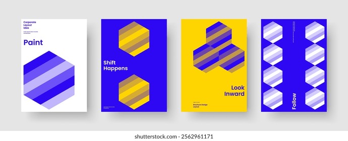 Isolated Flyer Layout. Geometric Report Template. Abstract Background Design. Business Presentation. Brochure. Book Cover. Banner. Poster. Catalog. Handbill. Advertising. Newsletter. Pamphlet
