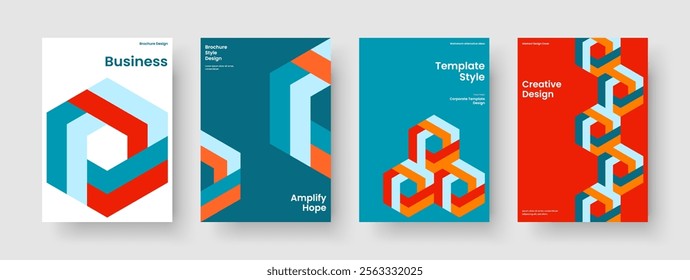 Isolated Flyer Layout. Modern Brochure Design. Geometric Business Presentation Template. Report. Background. Book Cover. Banner. Poster. Pamphlet. Journal. Catalog. Handbill. Portfolio. Magazine