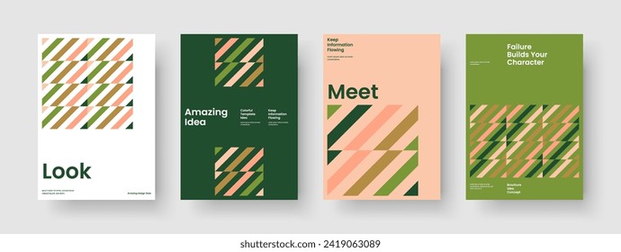 Isolated Flyer Layout. Modern Poster Design. Geometric Background Template. Book Cover. Report. Brochure. Banner. Business Presentation. Journal. Notebook. Pamphlet. Handbill. Advertising. Portfolio