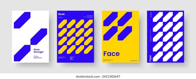 Isolated Flyer Layout. Modern Report Design. Abstract Background Template. Poster. Business Presentation. Banner. Brochure. Book Cover. Leaflet. Pamphlet. Brand Identity. Handbill. Notebook