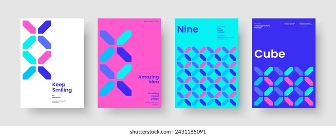 Isolated Flyer Template. Creative Book Cover Design. Geometric Banner Layout. Background. Poster. Brochure. Report. Business Presentation. Magazine. Portfolio. Pamphlet. Catalog. Notebook. Handbill