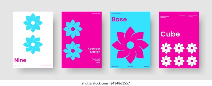 Vorlage für isolierte Flyer. Geometrisches Bannerdesign. Kreatives Hintergrundlayout. Buchumschlag. Geschäftspräsentation. Bericht. Broschüre. Poster. Broschüre. Merkblatt. Notebook. Katalog. In: Journal. Mappe