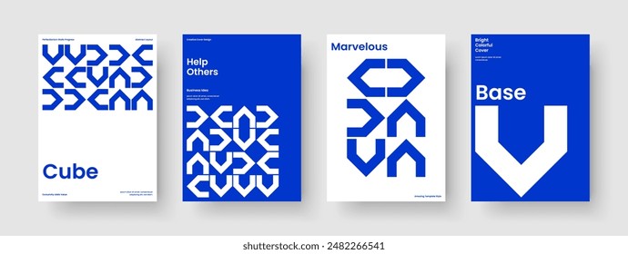 Isolated Flyer Template. Geometric Report Layout. Abstract Brochure Design. Book Cover. Background. Banner. Business Presentation. Poster. Catalog. Portfolio. Notebook. Newsletter. Magazine