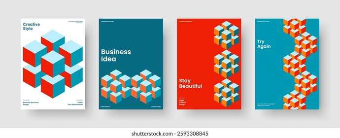 Isolated Flyer Template. Geometric Report Design. Modern Background Layout. Book Cover. Business Presentation. Brochure. Poster. Banner. Brand Identity. Portfolio. Catalog. Newsletter. Leaflet