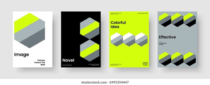 Isolierte Flyer-Vorlage. Modernes Banner-Design. Geometrisches Broschürenlayout. Poster. Geschäftspräsentation. Bericht. Buchumschlag. Hintergrund. Newsletter. In: Magazine. Notebook. Handzettel Tagebuch
