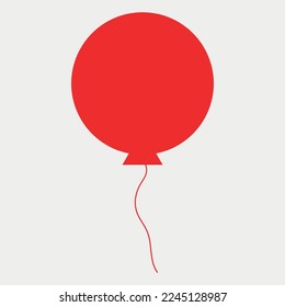Isolated Flying Balloon vector illustration