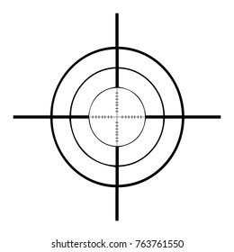Isolated focus icon on a white background, vector illustraiton