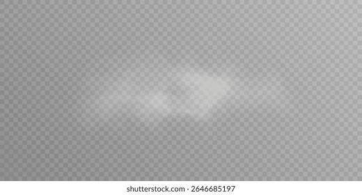 Isolated Fog and Dust with Flowing Cloud Pattern, Light Glow, and Mysterious Vapour Elements for Decorative Wallpapers.