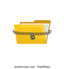 Isolated folder symbol icon vector illustration graphic design