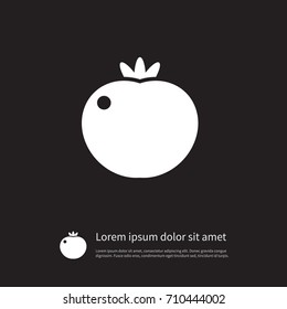 Isolated Food Icon. Fresh Vector Element Can Be Used For Fresh, Tomato, Food Design Concept.