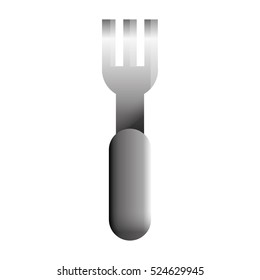 isolated fork cutlery icon vector illustration graphic design