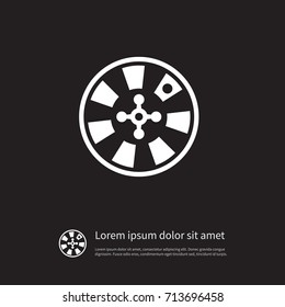 Isolated Fortune Icon. Chance Vector Element Can Be Used For Fortune, Chance, Wheel Design Concept.