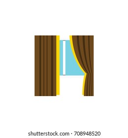 Isolated Frame Flat Icon. Glass Vector Element Can Be Used For Frame, Glass, Window Design Concept.