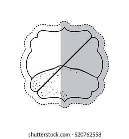 Isolated frame of free sugar design