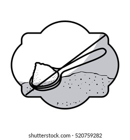 Isolated frame of sugar frame design