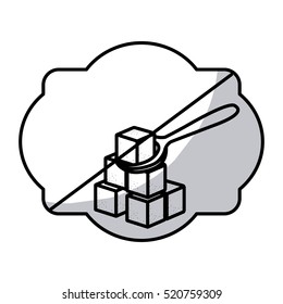 Isolated frame of sugar frame design