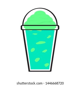 Isolated frappe icon over a white background - Vector