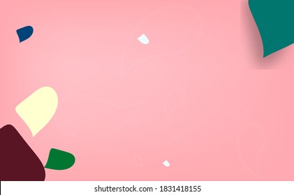 isolated free shape modern design abstract vector and illustration background