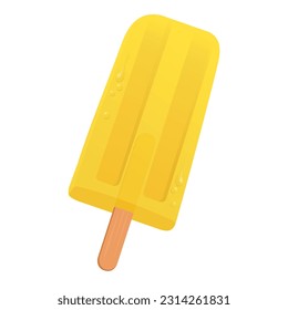 Isolated fresh delicious popsicle, refreshing snack