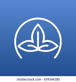 Isolated Friendly Outline Symbol On Clean Background. Vector Eco Element In Trendy Style.