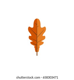Isolated Frond Flat Icon. Linden Vector Element Can Be Used For Linden, Frond, Leaf Design Concept.