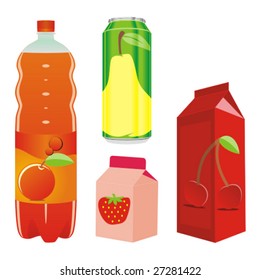 isolated fruit juice recipients