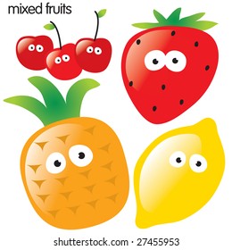 Isolated Fruit Set 2