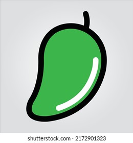 Isolated Fruit Vegetable Icons EPS 10 Free Vector Graphic