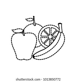 Isolated fruits design