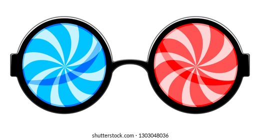 Isolated funny glasses. April fool. Vector illustration design