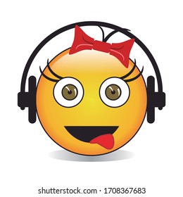 Isolated Funny Grin Emoji Vector
