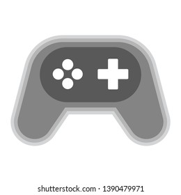Isolated gamepad symbol on white background - Vector