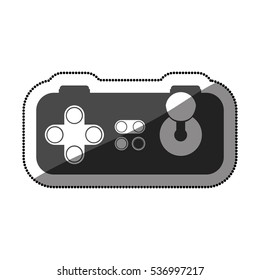 Isolated gamepad of videogame design