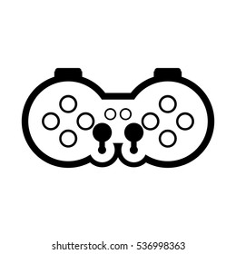 Isolated gamepad of videogame design