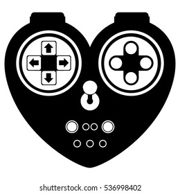 Isolated gamepad of videogame design