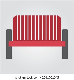 Isolated Garden Chair Color Vector Images Transparent Scalable Vector Graphic Icon