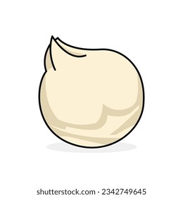isolated garlic image with white background