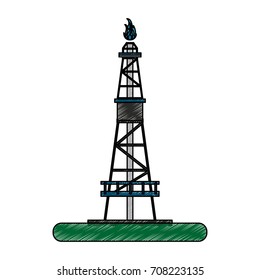 Isolated gas tower design