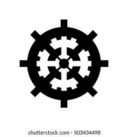 Isolated gear machine part design