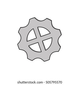 Isolated gear machine part design