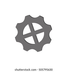 Isolated gear machine part design