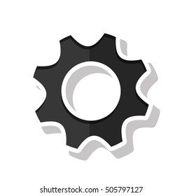 Isolated gear machine part design
