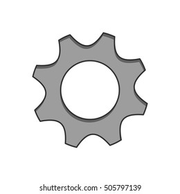 Isolated gear machine part design