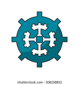 Isolated gear machine part design