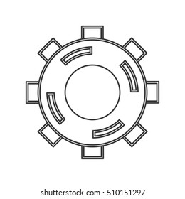 Isolated gear object design