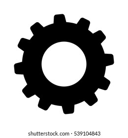 isolated gear piece icon vector illustration graphic design